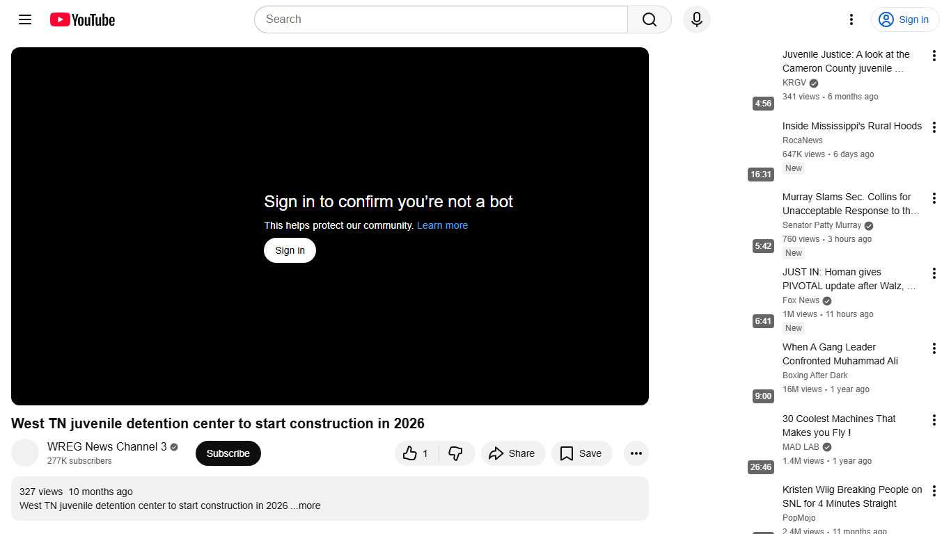 West TN juvenile detention center to start construction in 2026 - YouTube